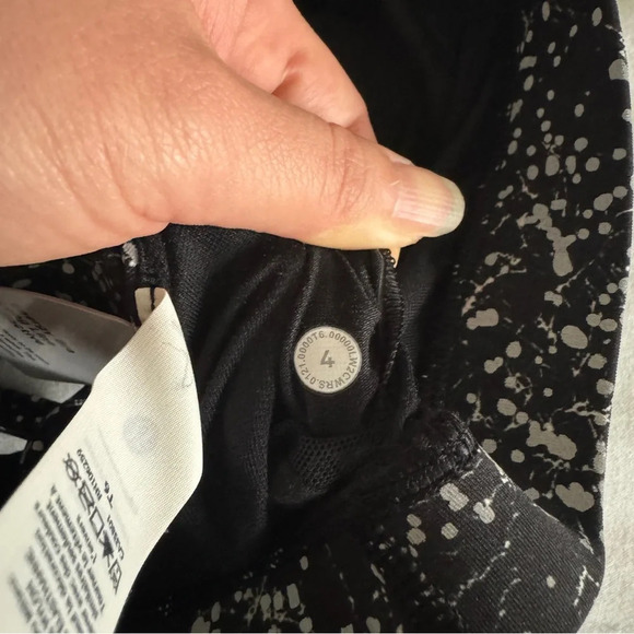 ๐๐ค Lululemon Energy Reflective Long Line Bra Crinkle Dust Alpine White Multi - Picture 9 of 11